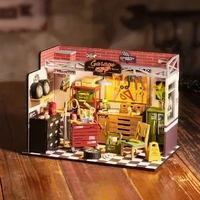 Rolife Wooden Model - DIY Miniature House Garage Workshop