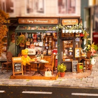 Rolife Wooden Model - DIY Miniature House Tipsy Restaurant