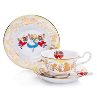 English Ladies Alice in Wonderland - Tweedledee and Tweedledum - 15cm Plate