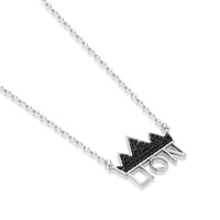 Disney Couture Kingdom - The Lion King - Crown Necklace White Gold