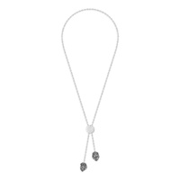 Disney Couture Kingdom - The Lion King - Simba Vs Scar Necklace White Gold