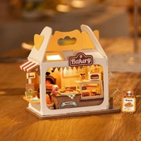 Rolife Wooden Model - DIY Miniature House Teddy's Bread Box