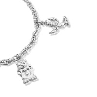 Disney Couture - Beauty and the Beast - Charm Bracelet White Gold