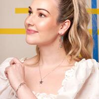 Disney Couture Kingdom - Toy Story - Sheriff Woody Necklace White Gold