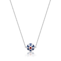 Disney Couture Kingdom - Dumbo - Circus Ball Necklace White Gold