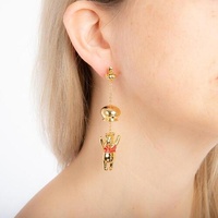 Disney Couture Kingdom - Winnie the Pooh - Honey Pot Drop Earrings Yellow Gold