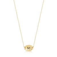 Disney Couture Kingdom - Minnie Mouse - Signature Necklace Yellow Gold
