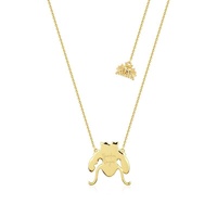 Disney Couture Kingdom - Mulan - Mushu Necklace Yellow Gold