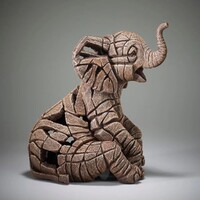 Edge Sculpture - Small Elephant Calf Figure