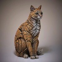 Edge Sculpture - Ginger Cat Figure