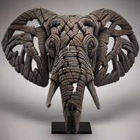 Edge Sculpture - Elephant Bust