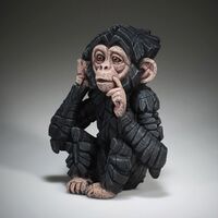 Edge Sculpture - Baby Chimp Hear No Evil Figure