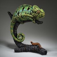Edge Sculpture - Chameleon Figure