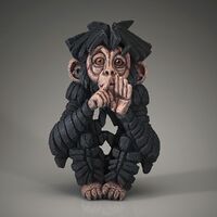 Edge Sculpture - Baby Chimp Speak No Evil Figure