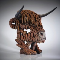 Edge Sculpture - Highland Cow Bust