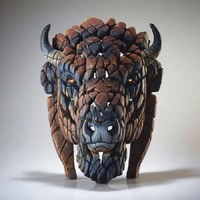 Edge Sculpture - American Bison Bust