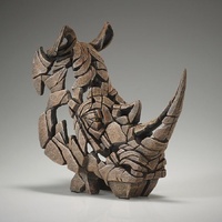 Edge Sculpture - Miniature Rhinoceros Bust