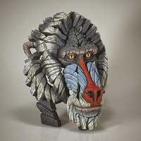 Edge Sculpture - Mandrill Bust