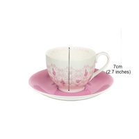 English Ladies Sleeping Beauty - Aurora - Colour Story Cup And Saucer - Tea Set