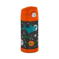 Thermos FUNtainer Vaccuum Insulated Drink Bottle Shark Space Party 355ml