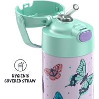 Thermos FUNtainer Vaccuum Insulated Drink Bottle Butterfly Frenzy 355ml