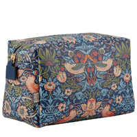 William Morris At Home - Strawberry Thief - Large Toiletry Bag Blue