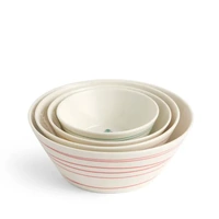 Royal Doulton Christmas 1815 Mixed Pattern Stacking Bowl 4 Piece Set