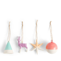 Royal Doulton Christmas 1815 Shapes Hanging Ornament (Set of 4)