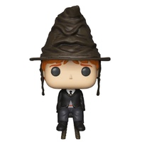 Pop! Vinyl - Harry Potter - Ron Weasley with Sorting Hat US Exclusive - Vaulted