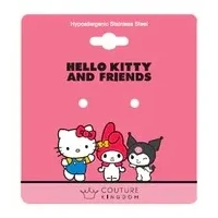 Couture Kingdom - Sanrio - Cinnamoroll Stud Earrings Silver