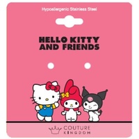 Couture Kingdom - Sanrio - My Melody Stud Earrings Silver