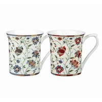 Queens By Churchill Indian Silk - Royale Mugs Set of 4