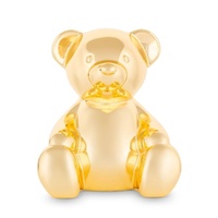 Russell Collection - Edward Bear Gold Finish Money Bank
