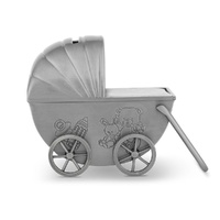 Russell Collection Money Bank - Pewter Finish Pram