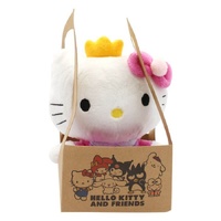 Hello Kitty and Friends Plush - Classic Eco Hello Kitty Princess Medium 16cm