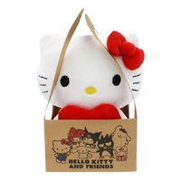 Hello Kitty and Friends Plush - Classic Eco Hello Kitty Heart Medium 16cm