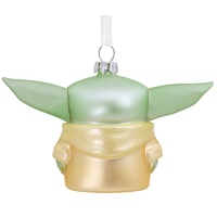 Hallmark Blown Glass Hanging Ornament - Star Wars The Mandalorian Grogu