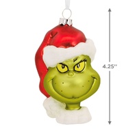 Hallmark Blown Glass Hanging Ornament - The Grinch