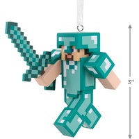 Hallmark Resin Hanging Ornament - Minecraft Steve in Diamond Armor