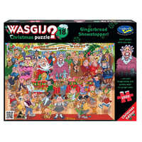 Wasgij? 1000pc Puzzle - Xmas 18 - Gingerbread Showstopper!