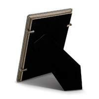 Russell Collection Frame - Navy & Nickel Beaded Frame 4x6in