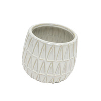 Island Breeze Small Planter By Splosh - White