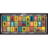Impact Merch - XXL Gaming Mat - Star Wars Classic Dolls
