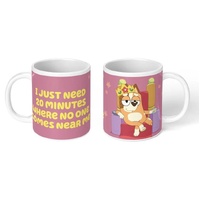 Impact Merch - Bluey I Just Need 20 Minutes White Mug