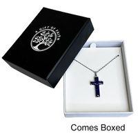 A Gift of Faith - White Howlite Cross with Chain