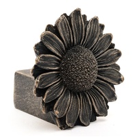 Jardinopia Potty Feet - Antique Bronze Daisy (Set Of 3)