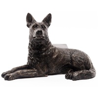 Jardinopia Potty Feet - Antique Bronze German Shepherd (Set Of 3)