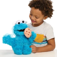 Sesame Street - Animated Nom Nom Cookie Monster Plush 35cm