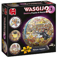Wasgij? Puzzle 240pc - Destiny 1 - 3D Puzzle-A-Round - Olympic Odyssey