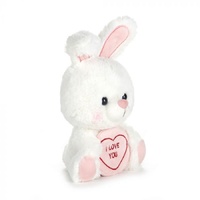 Swizzles Love Hearts Plush - I Love You Bunny